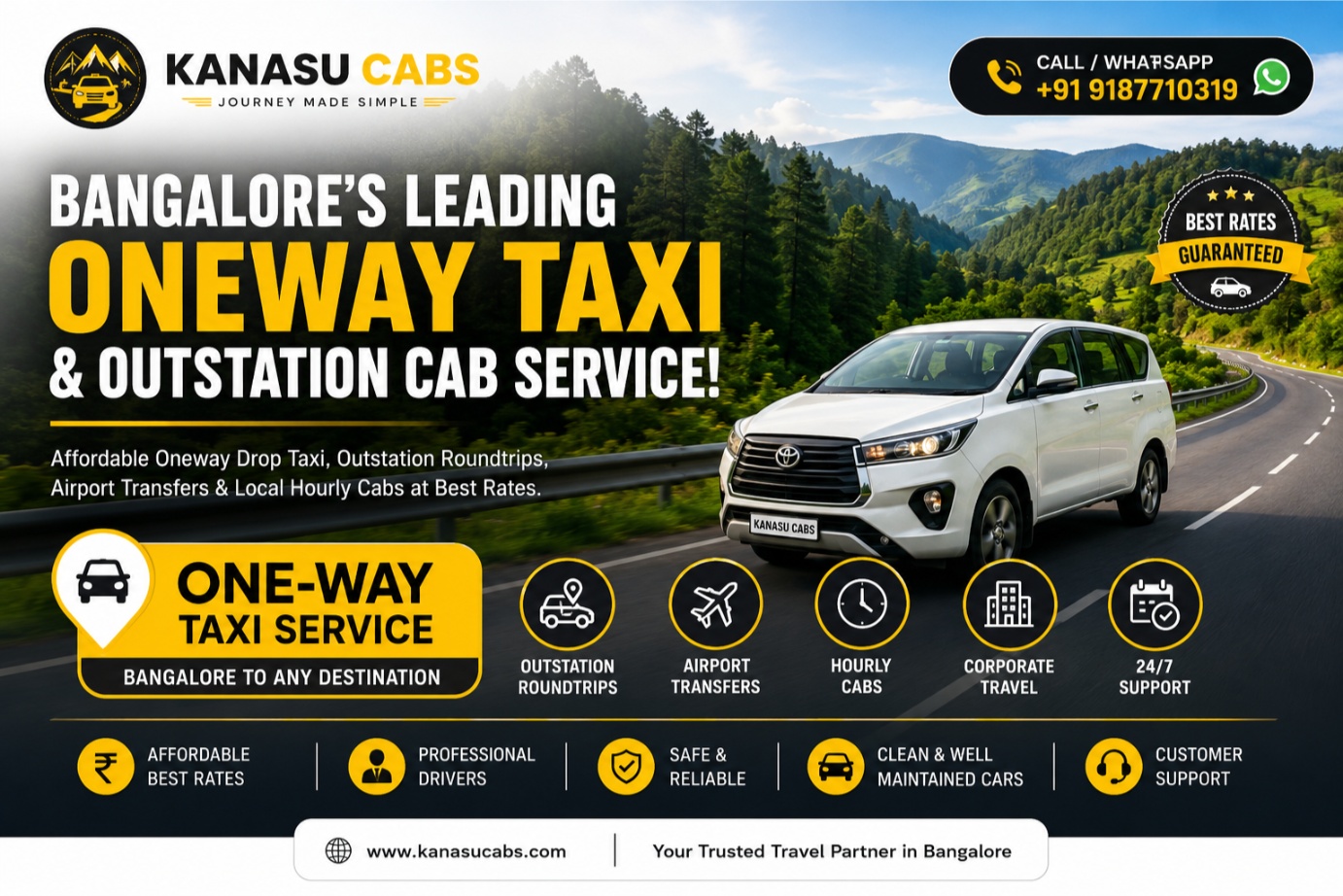 Kanasu Cabs Toyota Innova Taxi
